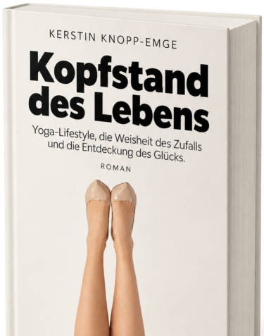 Kopfstand des Lebens – Buchmockup